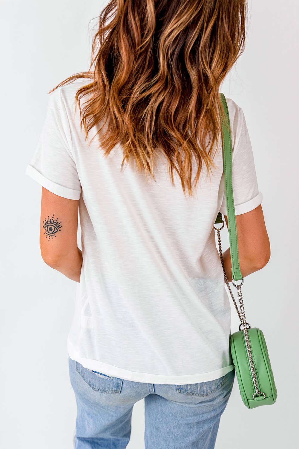 Happy Easter Rabbit Bow Knot Print T Shirt
