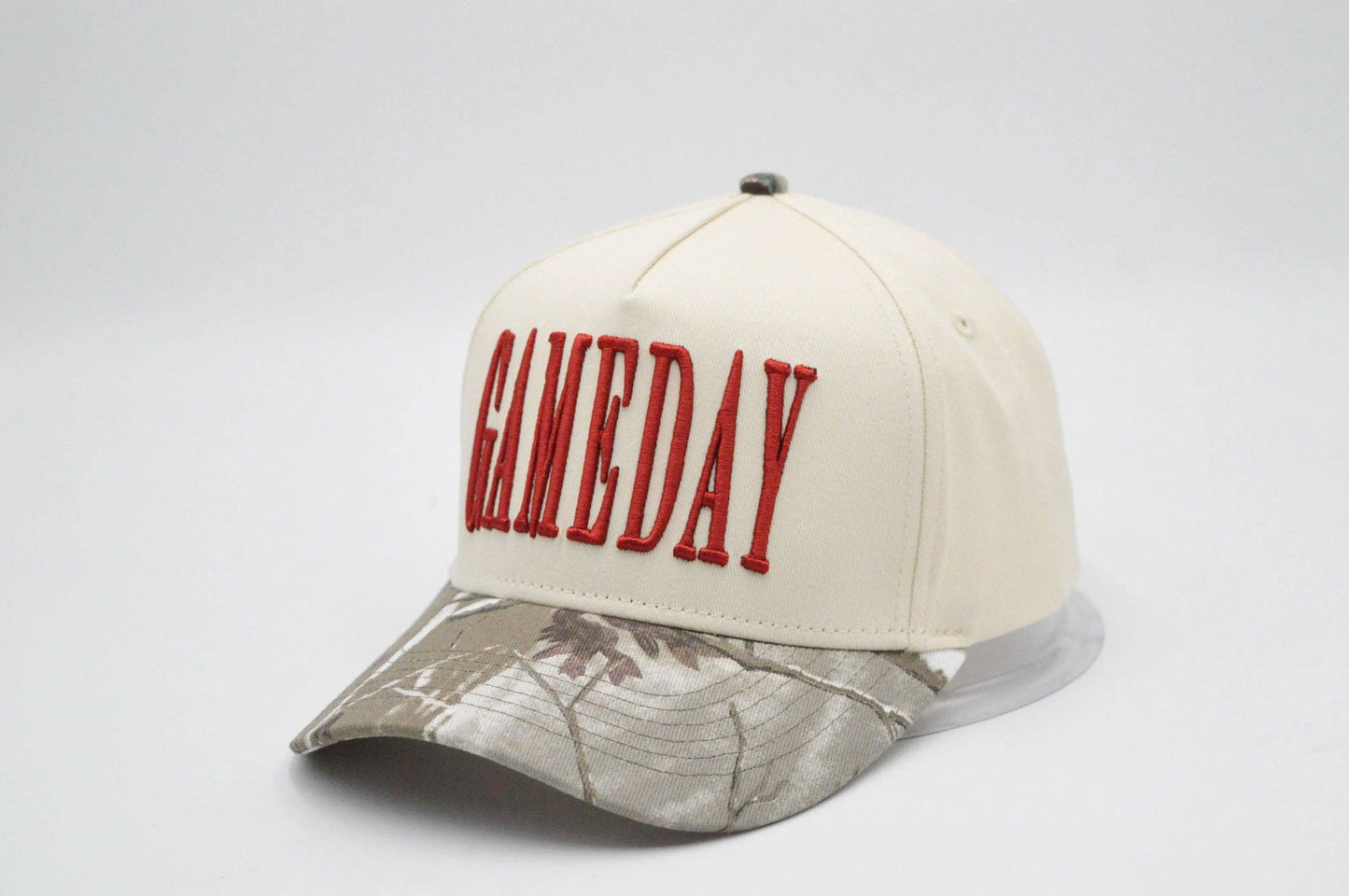 GAMEDAY Vintage Trucker Hat-Camo