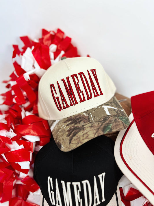 GAMEDAY Vintage Trucker Hat-Camo